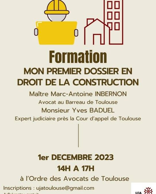 Mon premier dossier en droit de la construction