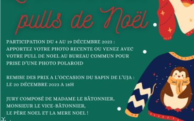 Le concours de pulls de Noël