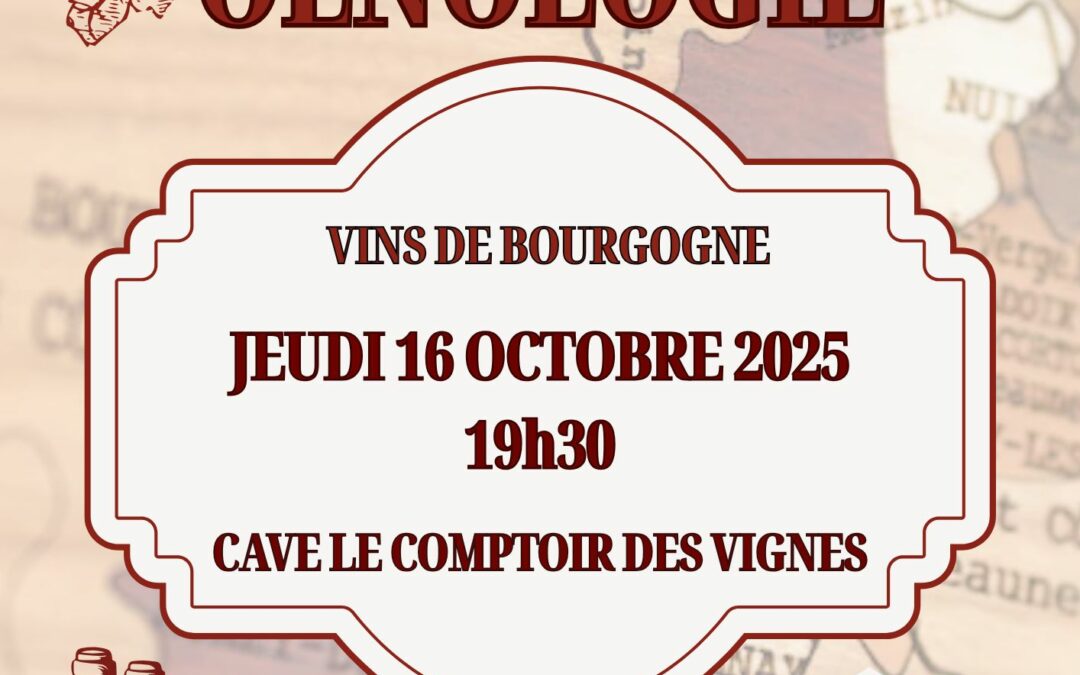 Soirée oenologie 2025